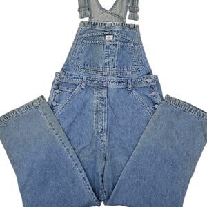 VINTAGE 90S Y2K CK CALVIN KLEIN DENIM JEANS OVERALLS BIBS SZ M